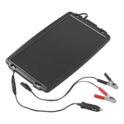 Solar Zonnepaneel Druppellader 12V 24W Zuignap Sigarettenaansteker & Accuklem
