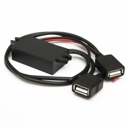 VCTparts Step Down Buck Converter Voedingsmodule 12V naar 5V 3A 15W DC - DC Auto USB - adapter NORGOS 4
