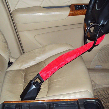 VCTparts Stuurklem Slot Stuurwiel Hangslot Geel - Anti Diefstal Vergrendeling NORGOS 8