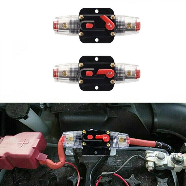 Subwoofer of Versterker Zekering Schakelaar 50A – Stroomonderbreker met Schakelaar - VCTparts.nl