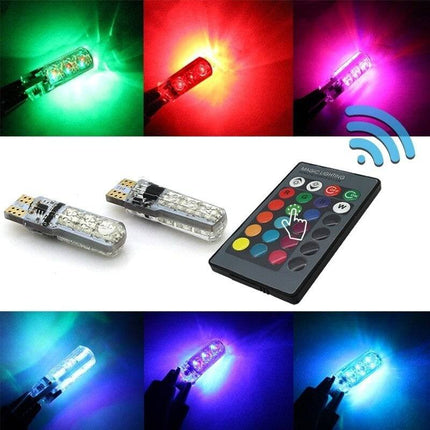 VCTparts T10 led Bluetooth RGBW (set) [W5W led met afstandbediening] [Wit - Blauw - Rood - Groen] NORGOS 2