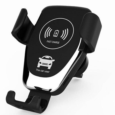 Telefoonhouder Ventilatierooster met Qi Snellader