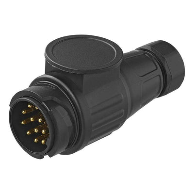 Trailerstekker Adapter Jaeger 13-Polig PVC [Aanhanger - Caravan - Trailer]