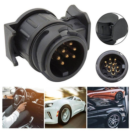 VCTparts Trailerstekker Plug 7 - polig Adapter - 13 - polig naar 7 - polig Voor Aanhanger Caravan Auto NORGOS 2