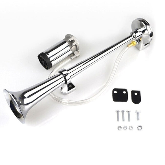 Trein Hoorn Luchthoorn 115dB Claxon Toeter met Compressor - Geschikt voor Auto, Vrachtwagen, Boot en SUV (12V 24V) - VCTparts.nl