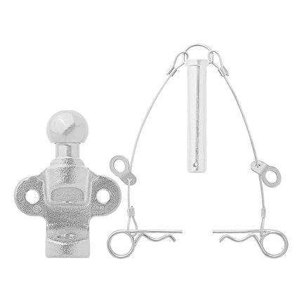 VCTparts Trekhaakkogel D172/S200 Gecombineerde Tweevoudige Uitvoering E - gekeurd Zilver Bumpertrekhaak Koppelingskogel VCTparts 4