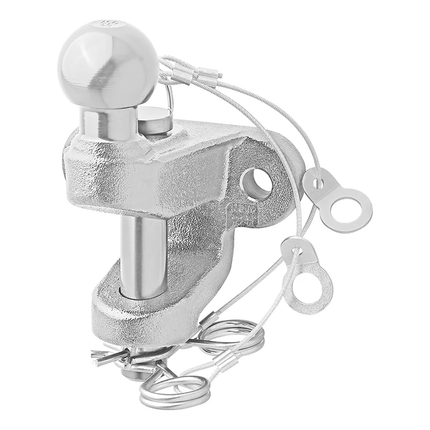 VCTparts Trekhaakkogel D172/S200 Gecombineerde Tweevoudige Uitvoering E - gekeurd Zilver Bumpertrekhaak Koppelingskogel VCTparts 7