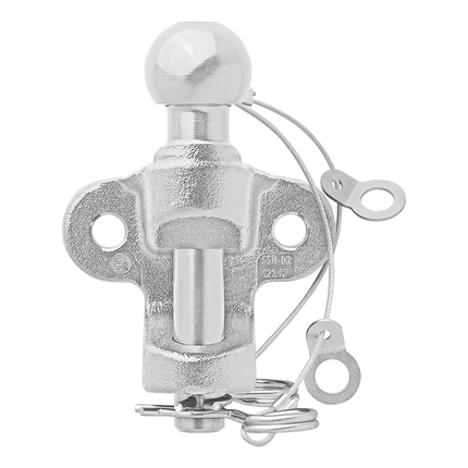 VCTparts Trekhaakkogel D172/S200 Gecombineerde Tweevoudige Uitvoering E - gekeurd Zilver Bumpertrekhaak Koppelingskogel VCTparts 8