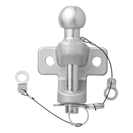 Trekhaakkogel D202/S350 Gecombineerde Tweevoudige Uitvoering E - gekeurd Zilver Bumpertrekhaak Koppelingskogel - VCTparts.nl