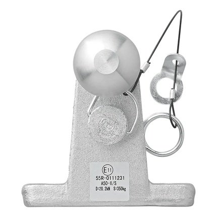 Trekhaakkogel D202/S350 Gecombineerde Tweevoudige Uitvoering E - gekeurd Zilver Bumpertrekhaak Koppelingskogel - VCTparts.nl