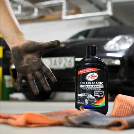 Turtle Wax 52708 Color Magic Jet Black Wax 500ml Zwart - VCTparts.nl