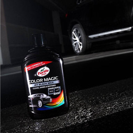 Turtle Wax 52708 Color Magic Jet Black Wax 500ml Zwart - VCTparts.nl