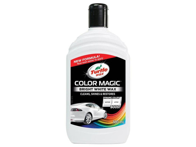 Turtle Wax Turtle Wax 52712 Color Magic Bright White Wax 500ml Fel Wit ServiceBest International 6