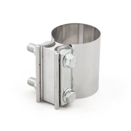 VCTparts Uitlaatklem 3inch 78mm Mof Adapter Koppelstuk - Universeel RVS T304 met Stootvoeg Beugel NORGOS 4