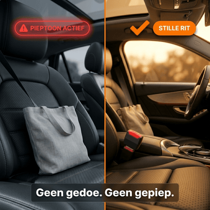 VCTparts Universele Auto Gordel Clip Alarmstopper Zwart Rood - Voorkomt Pieptoon bij Bagage op Stoel met Handige Drukknop NORGOS 2