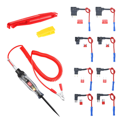 VCTparts Universele Continue Voeding Dashcam Installatie Kit met Volt Meter en Zekering Splitters VCTparts 1