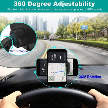 VCTparts Universele Dashboard Auto Telefoon Houder Clip Mount Zwart NORGOS 6