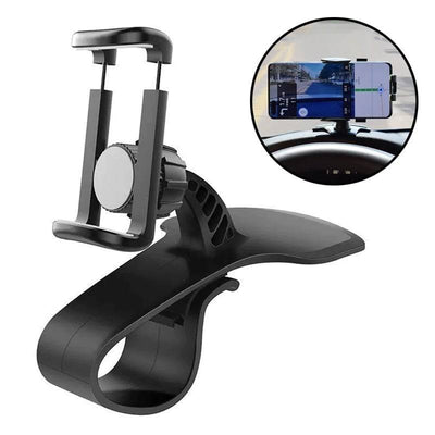 Universele Dashboard Auto Telefoon Houder Clip Mount Zwart