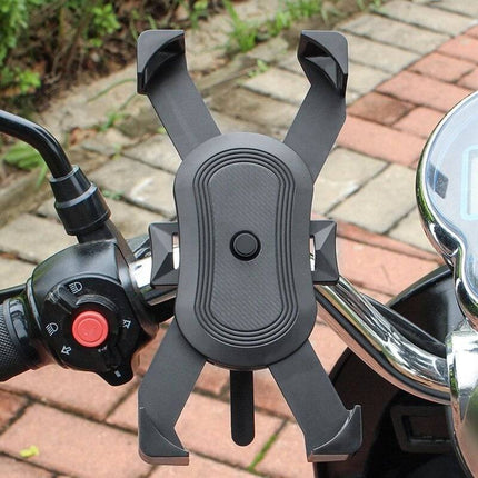 VCTparts Universele Motorfiets Stuur Telefoon Houder Klem Zwart NORGOS 2