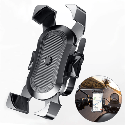 VCTparts Universele Motorfiets Stuur Telefoon Houder Klem Zwart NORGOS 7