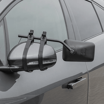 VCTparts Universele Opzetspiegel Caravanspiegel DeLuxe – Verstelbare Spiegel voor Camper Bestelwagen en 4x4 - Inclusief Opbergtas - Eenvoudige Montage - E - gekeurd VCTparts 3