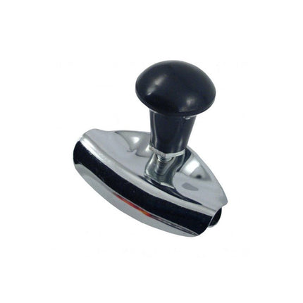 AMiO Universele Stuurknop Auto 360 Graden - Zilveren Rechte Wheel Spinner voor Stuurwiel met Eénhands Bediening AMiO 1
