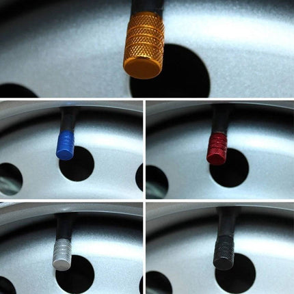 VCTparts Universele Ventieldoppen Aluminium Blauw – Set van 4 Stuks voor Auto, Motor en Fiets NORGOS 3
