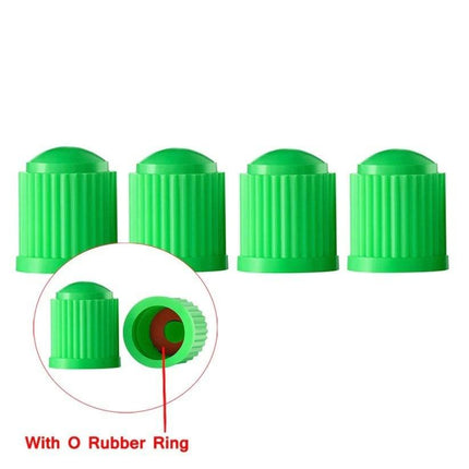 Universele Ventieldoppen / Ventieldopjes - Groen Stikstof N2 (4 stuks) Anti - lek Luchtdicht [Auto - Motor - Scooter] - VCTparts.nl