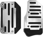 VCTparts Universele Voetpedaal Auto Pedalen Aluminium Sierstukjes Automaat [Rem - Gas] NORGOS 3