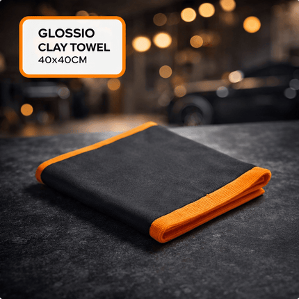 VCTdetailing Clay Towel Microvezel Schoonmaak Doek voor Vuilverwijdering (40 x 40cm) Oranje - VCTparts.nl