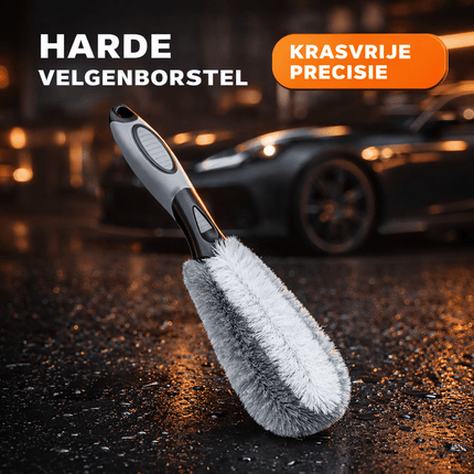 VCTdetailing Harde Detailing Velgenborstel voor Krasvrije Hardnekkige Reiniging Grijs - VCTparts.nl