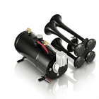 VCTparts 4 Trompet Treinhoorn 150dB met 3L Compressor - Meertonige Luchthoorn Set voor Auto Truck Boot 12V NORGOS 1