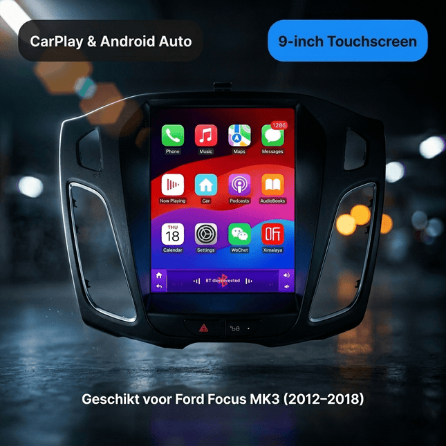 VCTparts CarPlay & Android Auto Autoradio voor Ford Focus MK3 – GPS Navigatie & Touchscreen – Inbouwen / Inbouwservice / Installatie Ainavi 2
