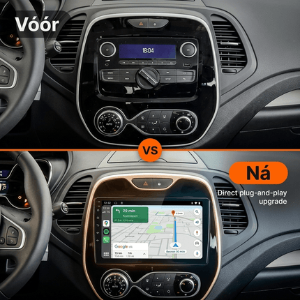 VCTparts CarPlay & Android Auto Autoradio voor Renault Kaptur / Captur / QM3 2013–2016 – GPS Navigatie & Touchscreen – Inbouwen / Inbouwservice / Installatie Ainavi 4