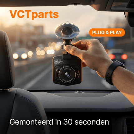 VCTparts VCTparts Dashcam met Nachtzicht – 720P HD | 170° Kijkhoek | Infrarood Nachtzicht | Loop Recording | Plug & Play NORGOS 2