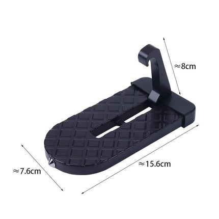 Autodeur Portier Daktrap Deurtrap Trappedaal Opvouwbare Klink Haak Voetplatform Trede met Hamer - VCTparts.nl