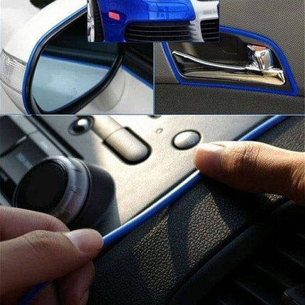 Flexibele Deur Kloof Strip Decoratieve Interieur Styling Blauw (5 meter) - VCTparts.nl