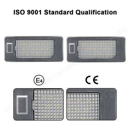 Kentekenplaatverlichting Audi Volkswagen Kenteken LED 6000K Wit - Geen Error (set) - VCTparts.nl