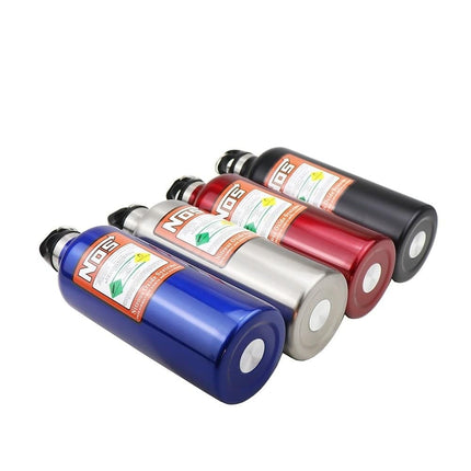 NOS Nitro Stikstof Drink Fles Aluminium Blauw 500 ml - Drinkfles voor onderweg - VCTparts.nl