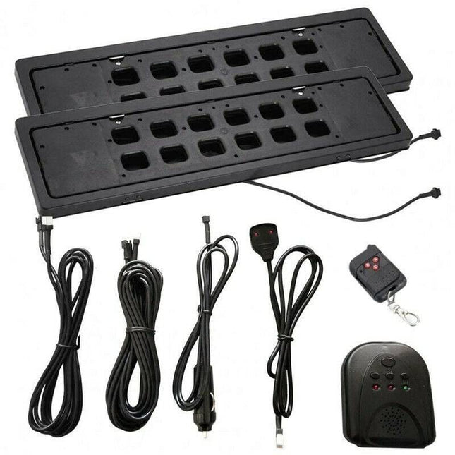 Nummerplaat / Kenteken Verberger Flipper Systeem met Afstandsbediening [License Plate - Omdraaien] - VCTparts.nl