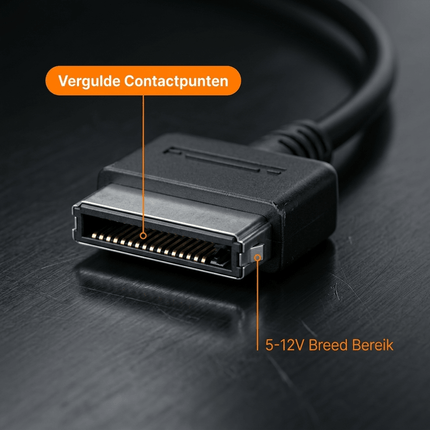 VCTparts HawkDash Aux Kabel Voor Mmi Audio Kabel Bluetooth5.0 Aux Muziek Interface Adapter Audio Kabel Past Voor Ami Mmi Mdi Muziek Interface Adapter NORGOS 8