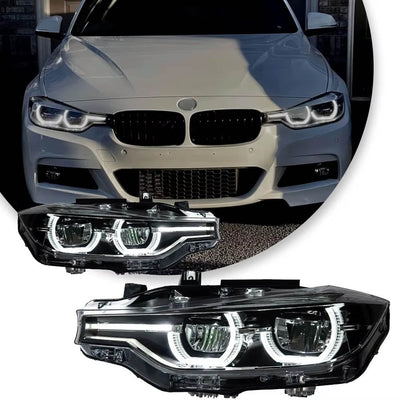VCTparts LED Projector Koplamp Angel Eye - voor BMW 3 Serie F30 Xenon Vervanger (2012–2019)
