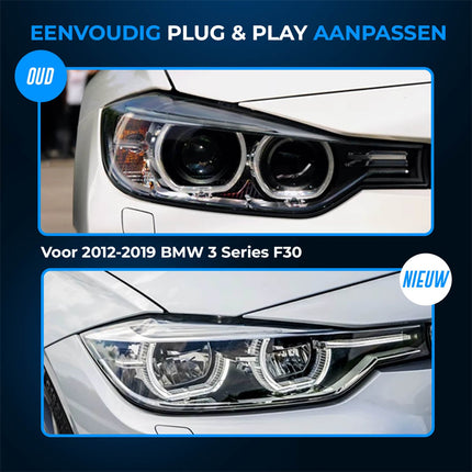 VCTparts LED Projector Koplamp Angel Eye - voor BMW 3 Serie F30 Xenon Vervanger (2012–2019) - VCTparts.nl
