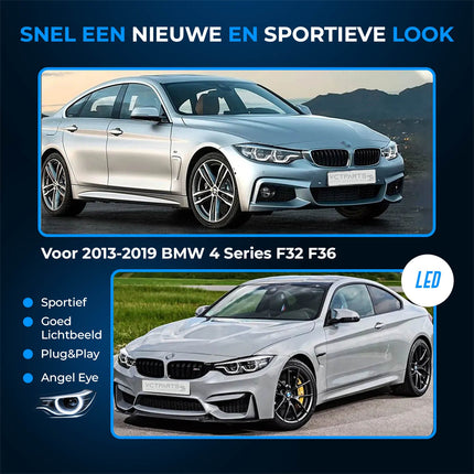 VCTparts LED Projector Koplamp Angel Eye - voor BMW 4 Serie F32/F36 (2016–2019) 6 - Pin Stekker - VCTparts.nl
