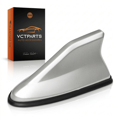 VCTparts Universele Haaienvin Autoradio Antenne Grijs/Zilver - Sportief Modern Auto Design