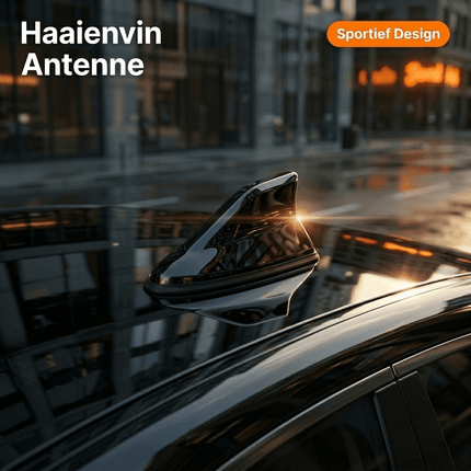 VCTparts VCTparts Universele Haaienvin Autoradio Antenne Zwart - Shark Fin AM/FM Dakantenne Auto Universeel met Eenvoudige Installatie Moderne Upgrade NORGOS 7