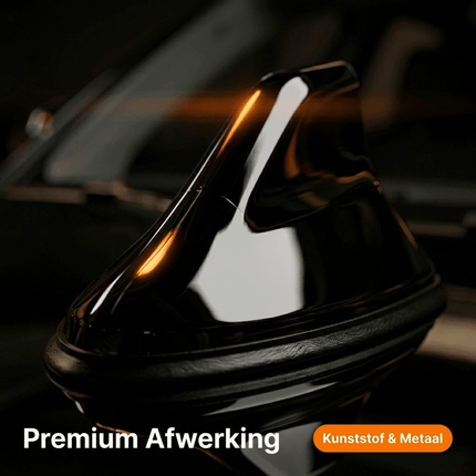 VCTparts VCTparts Universele Haaienvin Autoradio Antenne Zwart - Shark Fin AM/FM Dakantenne Auto Universeel met Eenvoudige Installatie Moderne Upgrade NORGOS 8