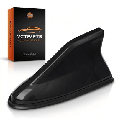 VCTparts Universele Haaienvin Autoradio Antenne Zwart - Shark Fin AM/FM Dakantenne Auto Universeel met Eenvoudige Installatie Moderne Upgrade