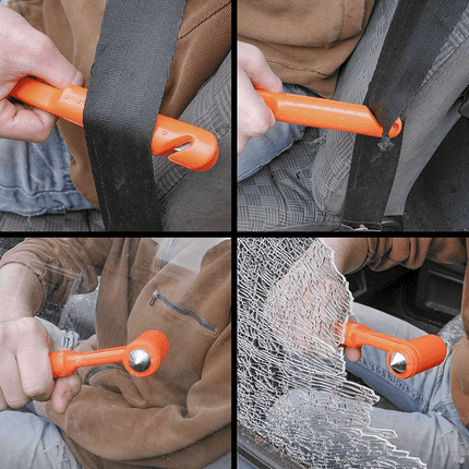 VCTparts Veiligheid Noodhamer Oranje met Gordelsnijder VCTparts 4