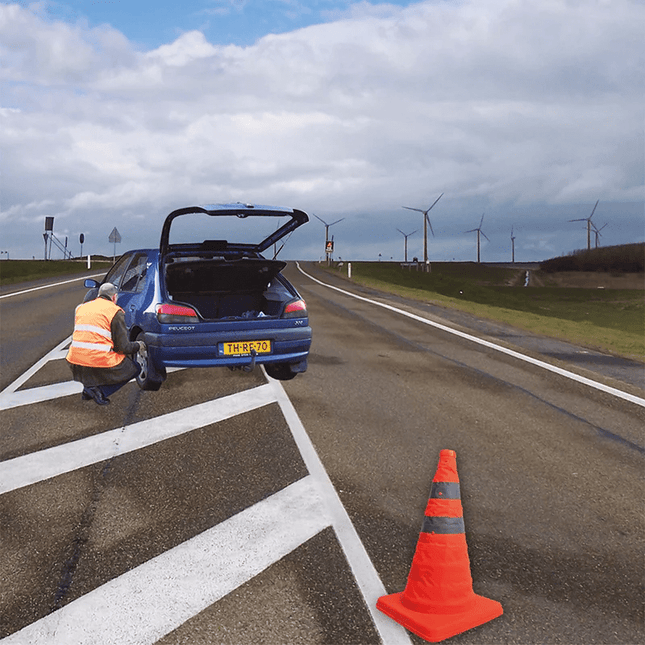 VCTparts Veiligheidspilon Opvouwbaar Reflecterend Oranje [Verkeerspilon - Pion] VCTparts 2